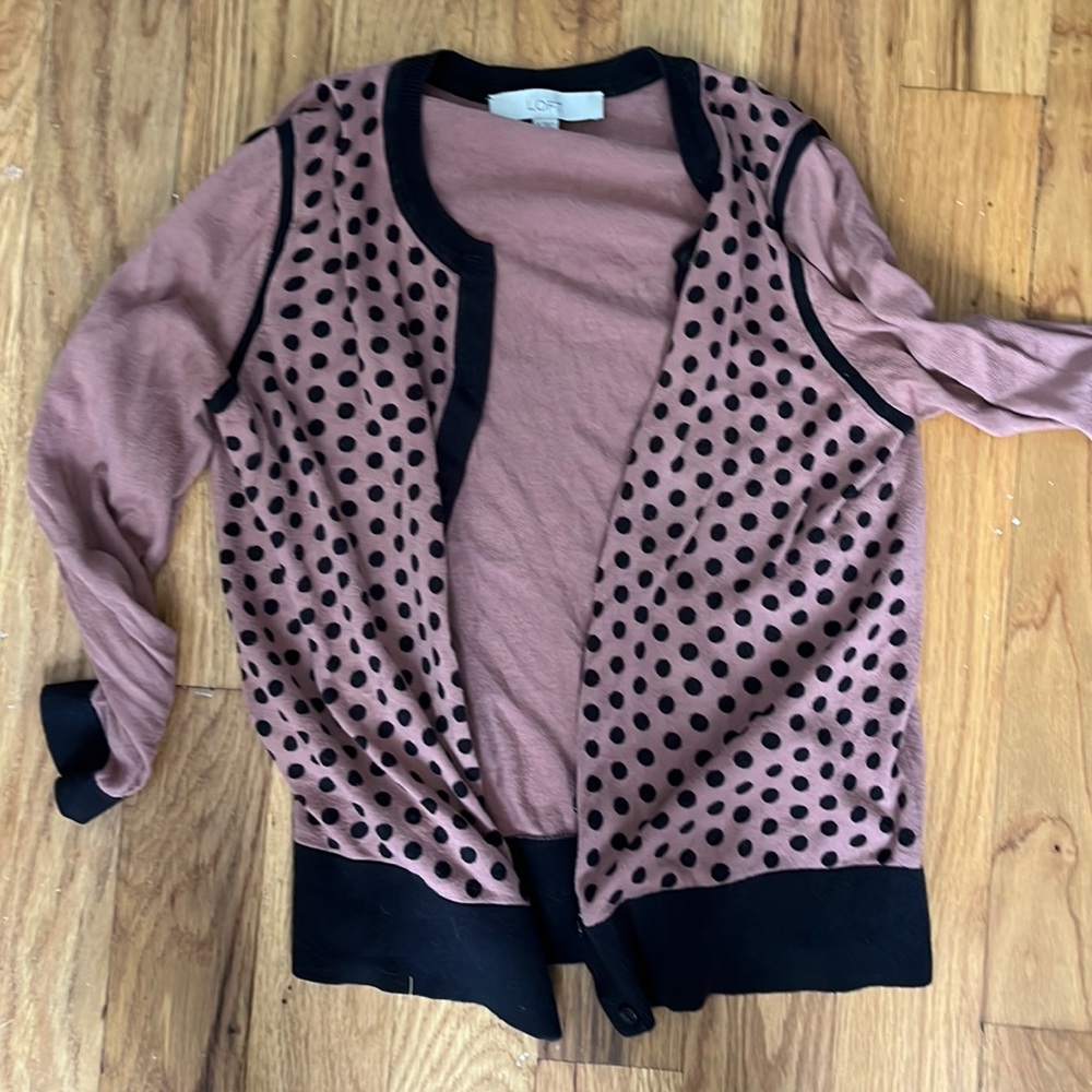 Polka dot cardigan